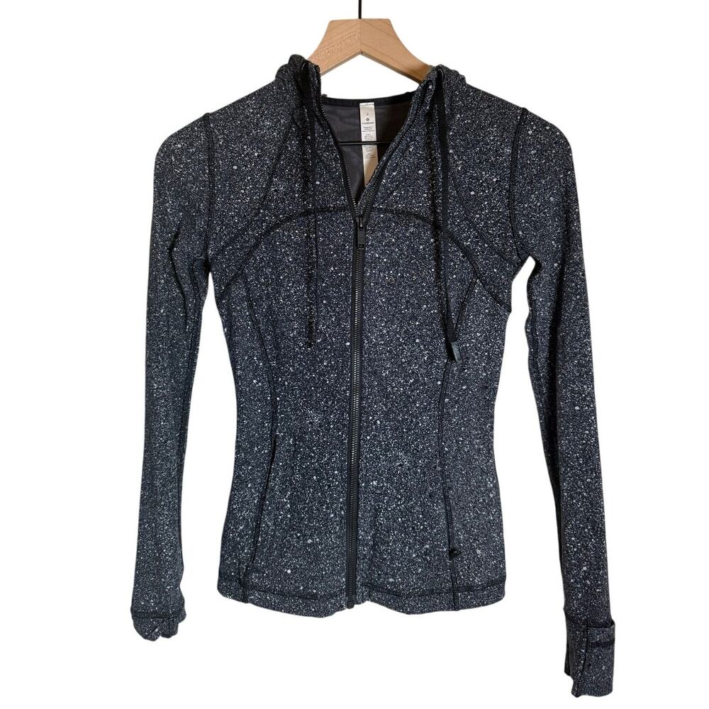 LULULEMON Scuba Full Zip Athletic Heathered Gray Running Hoodie 2